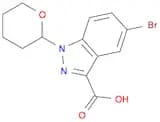 5-bromo-1-(tetrahydro-2H-pyran-2-yl)-1H-indazole-3-carboxylic acid