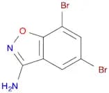 5,7-Dibromobenzo[d]isoxazol-3-amine