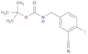 tert-Butyl 3-cyano-4-fluorobenzylcarbamate