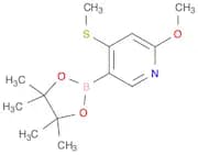 2-Methoxy-4-(methylthio)pyridine-5-boronic acid pinacol ester