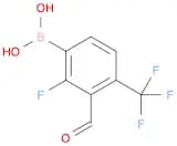 (2-fluoro-3-formyl-4-(trifluoromethyl)phenyl)boronicacid