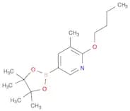 2-Butoxy-3-methyl-5-(4,4,5,5-tetramethyl-1,3,2-dioxaborolan-2-yl)pyridine