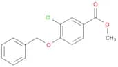 Benzoic acid, 3-chloro-4-(phenylmethoxy)-, methyl ester