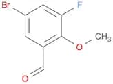 Benzaldehyde, 5-bromo-3-fluoro-2-methoxy-