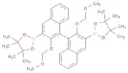 1,3,2-Dioxaborolane, 2,2′-[2,2′-bis(methoxymethoxy)[1,1′-binaphthalene]-3,3′-diyl]bis[4,4,5,5-tetr…