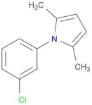 1H-Pyrrole, 1-(3-chlorophenyl)-2,5-dimethyl-
