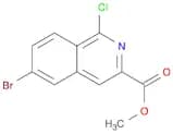 3-Isoquinolinecarboxylic acid, 6-bromo-1-chloro-, methyl ester