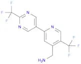 (5-(trifluoromethyl)-2-(2-(trifluoromethyl)pyrimidin-5-yl)pyridin-4-yl)methanamine