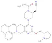 (2S)-1-(1-Oxo-2-propen-1-yl)-4-[5,6,7,8-tetrahydro-7-(8-methyl-1-naphthalenyl)-2-[[(2S)-1-methyl-2…