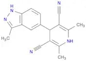 2,6-Dimethyl-4-(3-methyl-1H-indazol-5-yl)-1,4-dihydropyridine-3,5-dicarbonitrile