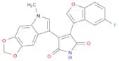 3-(5-Fuorobenzofuran-3-yl)-4-(5-methyl-5H-[1,3]dioxolo[4,5-f]indol-7-yl)-1H-pyrrole-2,5-dione