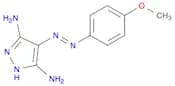 4-((4-Methoxyphenyl)diazenyl)-1H-pyrazole-3,5-diamine
