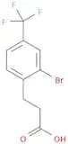 3-(2-Bromo-4-(trifluoromethyl)phenyl)propanoic acid