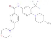 N-(4-(4-Methylpiperidin-1-yl)-3-(trifluoromethyl)phenyl)-4-(morpholinomethyl)benzamide