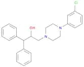 3-(4-(3-Chlorophenyl)piperazin-1-yl)-1,1-diphenylpropan-2-ol