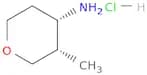 (3S,4S)-3-Methyltetrahydro-2H-pyran-4-amine hydrochloride