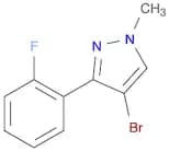 4-BROMO-3-(2-FLUOROPHENYL)-1-METHYL-1H-PYRAZOLE