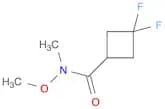 3,3-difluoro-N-methoxy-N-methylcyclobutanecarboxamide