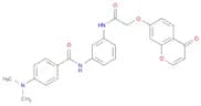 4-(dimethylamino)-N-[3-[[2-[(4-oxo-4H-1-benzopyran-7-yl)oxy]acetyl]amino]phenyl]-benzamide