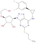 (1S,2S,3R,5S)-3-(7-(((1S,2R)-2-(3,4-difluorophenyl)cyclopropyl)amino)-5-(propylthio)-3H-[1,2,3]tri…