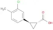 trans-2-(3-chloro-4-methylphenyl)cyclopropane-1-carboxylic acid