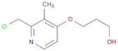 2-chloromethyl-4-(3-hydroxypropoxy)-3-methylpyridine