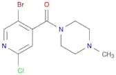 (5-Bromo-2-chloro-4-pyridyl)-(4-methylpiperazin-1-yl)methanone