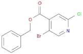 Benzyl5-bromo-2-chloro-pyridine-4-carboxylate
