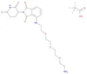 Pomalidomide-PEG3-C2-NH2 (TFA)