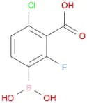 3-Borono-6-chloro-2-fluorobenzoic acid