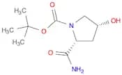 1-Pyrrolidinecarboxylic acid, 2-(aminocarbonyl)-4-hydroxy-, 1,1-dimethylethyl ester, (2R,4R)-