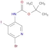Carbamic acid, N-(6-bromo-4-iodo-3-pyridinyl)-, 1,1-dimethylethyl ester