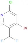 Pyridine, 4-bromo-2-chloro-5-(difluoromethyl)-