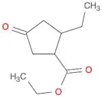 Cyclopentanecarboxylic acid, 2-ethyl-4-oxo-, ethyl ester