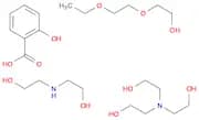 Benzoic acid, 2-hydroxy-, reaction products with diethanolamine, 2-(2-ethoxyethoxy)ethanol and tri…