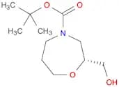 1,4-Oxazepine-4(5H)-carboxylic acid, tetrahydro-2-(hydroxymethyl)-, 1,1-dimethylethyl ester, (2R)-