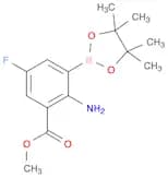 Benzoic acid, 2-amino-5-fluoro-3-(4,4,5,5-tetramethyl-1,3,2-dioxaborolan-2-yl)-, methyl ester