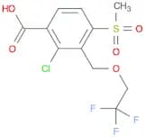 Benzoic acid, 2-chloro-4-(methylsulfonyl)-3-[(2,2,2-trifluoroethoxy)methyl]-
