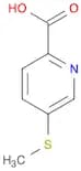 2-Pyridinecarboxylic acid, 5-(methylthio)-