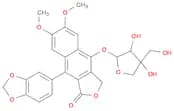 Naphtho[2,3-c]furan-1(3H)-one, 4-(D-apio-β-D-furanosyloxy)-9-(1,3-benzodioxol-5-yl)-6,7-dimethoxy-