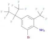 Benzenamine, 2-bromo-4-[1,2,2,2-tetrafluoro-1-(trifluoromethyl)ethyl]-6-(trifluoromethyl)-