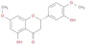 4H-1-Benzopyran-4-one, 2,3-dihydro-5-hydroxy-2-(3-hydroxy-4-methoxyphenyl)-7-methoxy-, (2S)-