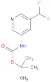 Carbamic acid, N-[5-(difluoromethyl)-3-pyridinyl]-, 1,1-dimethylethyl ester