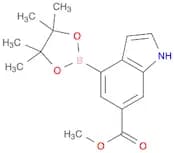 1H-Indole-6-carboxylic acid, 4-(4,4,5,5-tetramethyl-1,3,2-dioxaborolan-2-yl)-, methyl ester
