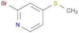 Pyridine, 2-bromo-4-(methylthio)-
