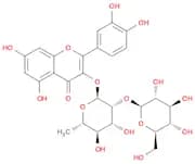 4H-1-Benzopyran-4-one, 3-[(6-deoxy-2-O-β-D-glucopyranosyl-α-L-mannopyranosyl)oxy]-2-(3,4-dihydroxy…