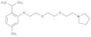 Pyrrolidine, 1-[2-[2-[2-[5-methyl-2-(1-methylethyl)phenoxy]ethoxy]ethoxy]ethyl]-