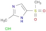 1H-Imidazole, 2-methyl-5-(methylsulfonyl)-, hydrochloride (1:1)