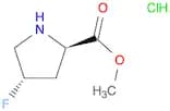 D-Proline, 4-fluoro-, methyl ester, hydrochloride, (4S)-