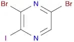 Pyrazine, 3,5-dibromo-2-iodo-